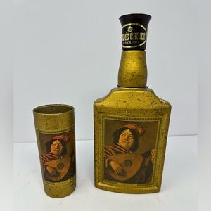 Jim Beam 1967 Frans Hals The Jester  Collectors Decanter Beams Choice W/Glass